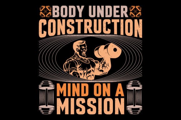 Body Under Construction Gym T-Shirt SVG