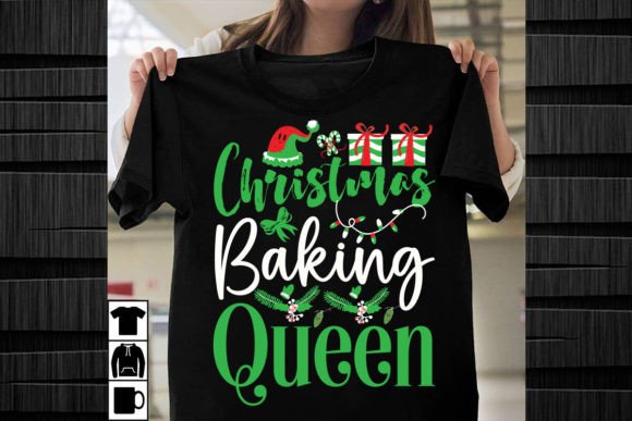 Christmas Baking Queen SVG Design