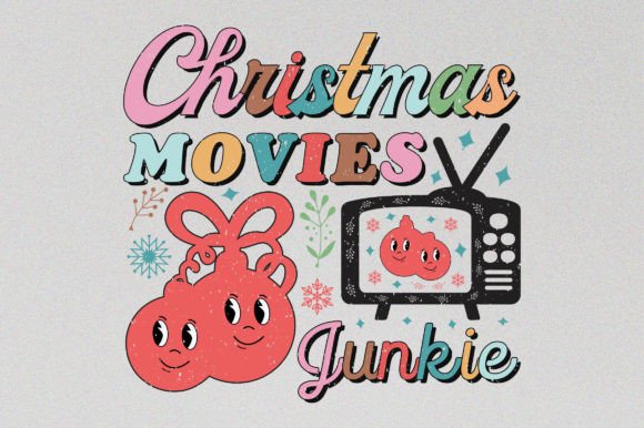 Christmas Movies SVG Sublimation Junkie: Graphics & T-Shirt Designs