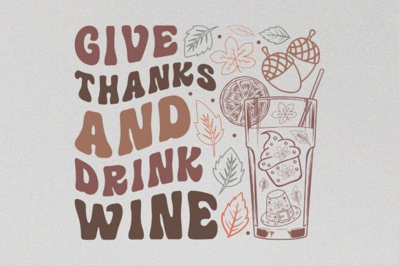 Give Thanks Thanksgiving SVG Sublimation