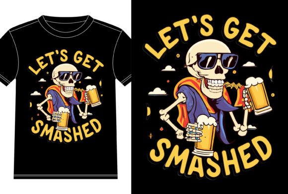 Let’s Get Smashed Halloween Graphics & T-Shirt Designs