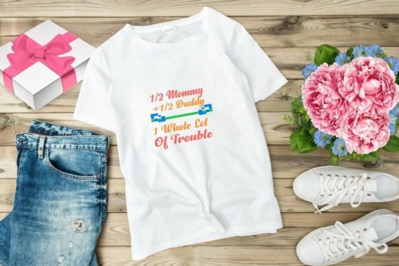 Mommy Daddy Whole Lot of Trouble - Baby Graphics
